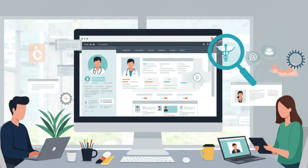 criação de landing pages para médicos